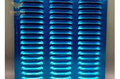 China Stainless Steel Galvanized Steel Perforated Punch Plate Panel Louvers With Metal Net supplier