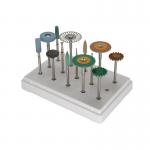 Multi Color Zirconia Polishing Bur Kit Lisi Block Wheel Stone for sale