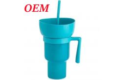China Popcorn Container With Straw Food Safe Popcorn Bucket supplier