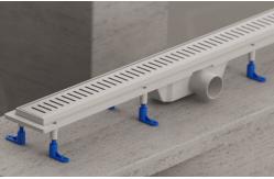 China Plastic 360 Degree Rotatable Shower Drains Adjustable Hight Bathroom Floor Drain supplier