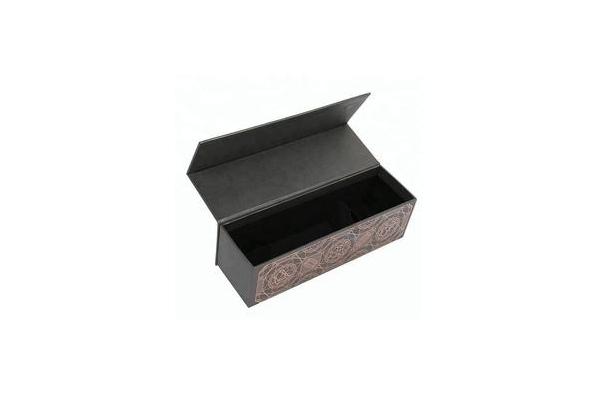 Decorative Wine Gift Boxes Cardboard Matt Lamination Surface