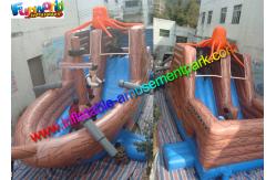 China Customized Pirate Ship Commercial Inflatable Slide For Children supplier