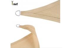 China 5x5x5m Beach Sun Shade Sail 320gsm 350gsm Custom Triangle Shade Sail supplier