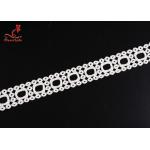 100% Cotton Water Soluble Lace Trim For Luggage Decoration for sale