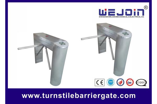 Face Recognition Turnstile Security Systems , Terminal Waist Height Turnstile Gate