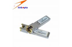 China 100M Transmission 10g Rj45 Transceiver , Copper - T Sfp Pluggable Optical Module supplier