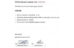 China Rotax 914 F2-01 Aircraft Engine 115HP  86kW  Austro Engine supplier