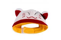 China Yellow Plush Animal Hats , Cotton Material Dogs Wearing Hats Custom Size supplier