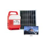 Small Rechargeable Solar Camping Battery Light Charging Home Led Bulb Energy Panel Outdoor for sale