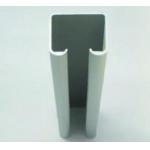 Customized Anodized Aluminium Extruded Profiles Sliding Windows Track / Rail for sale