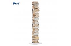 China Home Metal Multi Level Bookshelf Simple Invisible Bookcase supplier