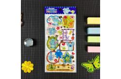 China Drop Plastic Hot Stamping Stickers Offset Printing Funny Cartoon Stickers supplier