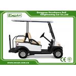 CE Approved Used Club Car Golf Carts 4 Seater White Color Lead - Acid Batteries for sale