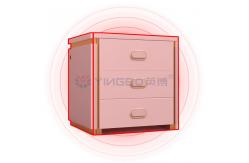 China H510mm Smart Fingerprint lock Night Table Safe Box For Home Security supplier