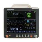 Multi-Parameter Patient Monitor With ECG Resp SpO2 Nibp Temp and Moveable Stand OEM Available for sale