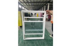China Customized UPVC Double Hung Window  Good Corrosion Resistance supplier
