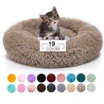 Circle Luxury Comfy Calming Dog Bed / Custom 36 Inch Dog Crate Bed for sale