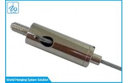 China Wire Rope Hooks Brass Male Threaded Wire Cable Grippers For Hanging System supplier