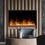 Waterproof and Safe For Children Led Electric Fireplace with Steel Material