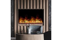 China Waterproof and Safe For Children Led Electric Fireplace with Steel Material supplier