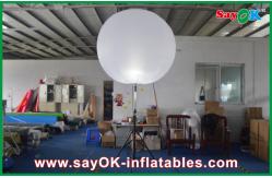 China Customized Nylon Cloth White Inflatable Lighting Decoration For Party supplier