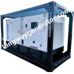 100KVA Zone II  Explosion Proof Silent Diesel Generator  Mounted In DNV 2.7-1 For Offshore Oil Gas Fields for sale