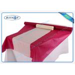 Wedding Party Disposable Rectangular Non Woven Tablecloth Polypropylene Material for sale