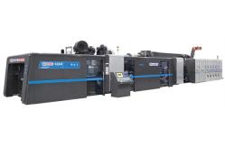 China Steel Grey UV Drying Flexo Gluer Machine Computer Controlled Inline Folder Gluer supplier