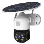 HD Solar Panel Smart Home Two-way Audio Intrusion Alarm CCTV Long Standby Monitoring Security Wireless Camera for sale