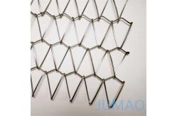 China Room Partition Metal Mesh Screen Decorative Cabinet Inserts 1.2mm supplier