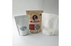 China Stand Up Pouches Paper Box Packaging Food Grade With Clear Rectangular / Oval Window supplier