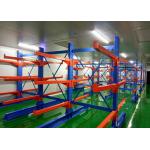 Multi Level Double Side Metal Heavy Duty Cantilever Racks , Warehouse Racking System for sale
