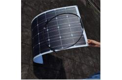 China 100W Flexible Solar Panels Monocrystalline Camping Portable Solar Panel Customized supplier
