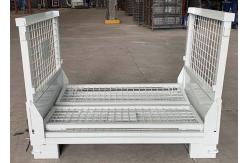 China Galvanized Wire Mesh Stackable Pallet Cages Stillage Heavy Duty 1200x1000 supplier