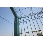 Prism Curved 3D Welded Wire Fence / 1m-2.4m V Mesh Fencing Panels