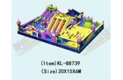 China Adventure - Filled Inflatable Castle for Young Explorer Purple Customized supplier