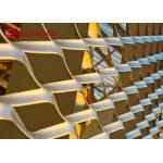 Galvanized Architectural Metal Mesh , Expanded Mesh Screen SGS Certification for facade building for sale