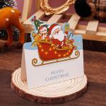 Assorted Theme Creative Santa Greeting Cards Paper for sale