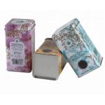 OEM Square Metal Tea Coffee Tin Box With Clear Window for sale