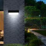 Solar Powered 8-10 Hours Working Time Outdoor Garden Wall Fence Lamp Light with White/Warm White/RGB Color for sale