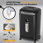 225mm Cross Cut Heavy Duty Paper Shredder Machine With Overheat Indication for sale