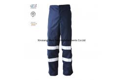 China High Vis 65% Polyester 35% Cotton Double Reflective Tape 260gsm Work Pants supplier