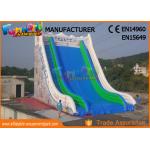Plato Material Giant Adult Inflatable Slide / Garden Mega Everest Slide for sale