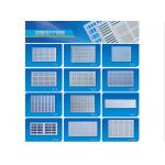 White L90mm W70mm Electroplating Accessories Polypropylene Plastic Mesh for sale