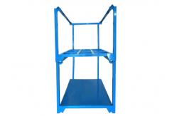 China Warehouse Stackable Steel Nestainer Storage Racks Pallet With Sheet Base supplier