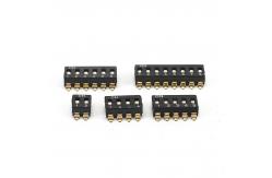 China Slide Push Button Tactile Mini Ture Electronic Piano Dip Switch Red Smt supplier
