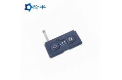 China PET Circuit Silicone Rubber Keypad Membrane Switch 3M Adhesive Matte Surface supplier