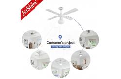 China DC Modern Traditional Ceiling Fan Pull Chain Switch 4 MDF Blades supplier