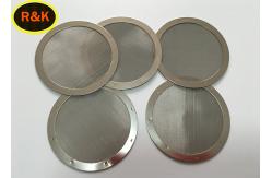 China Plain / Twill Weave Round Fine Mesh Filter , Mesh Water Filters Stainless Steel supplier