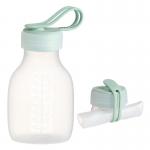 Food Grade Silicone Baby Milk Storage Tank With Straw Customizable for sale